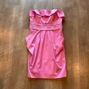 Jessica Simpson pink strapless/with Straps mini cocktail party dress . Size 12.